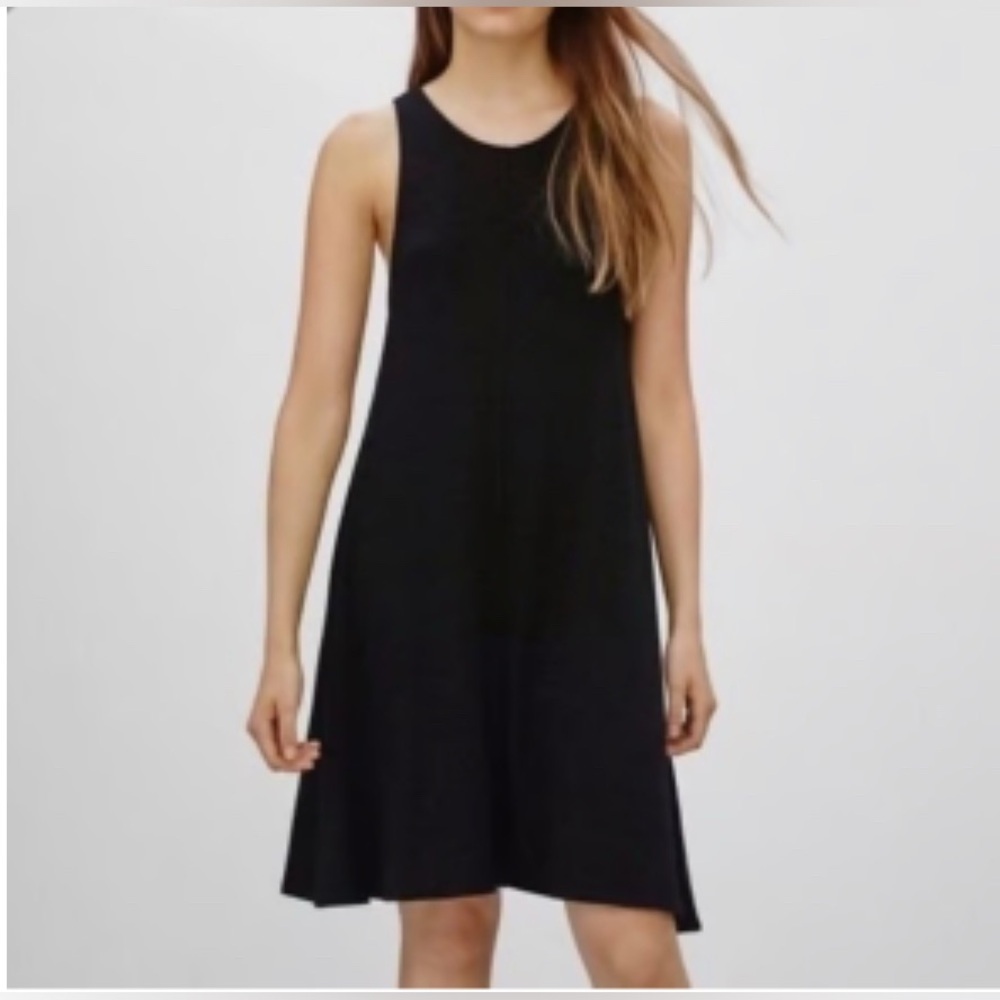 Wilfred Free Aritzia Black Mini Dress